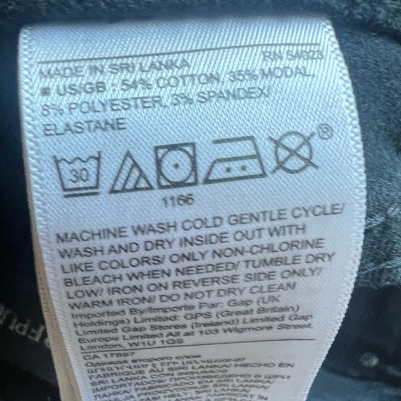 Banana Republic Cordoury Black Skinny Pants Size 2 - Picture 7 of 7